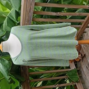 LuLaRoe Green & Gray Shirt